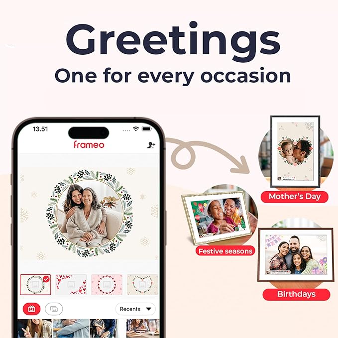 Digital Picture Frame, 10.1'' Frameo Digital Frame Wifi, 32GB Memory, 1280*800 - Image 8