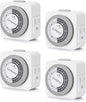 G-Homa Timers for Electrical Outlets, 24 Hour Indoor Plug-in Mechanical Timer by G-Homa