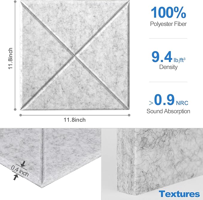 Sonicism 22 Pack X-Lined Acoustic Panels - Image 6
