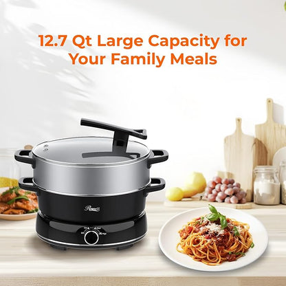 Rosewill 12.7 QT Electric Hot Pot Slow Cooker - Image 3