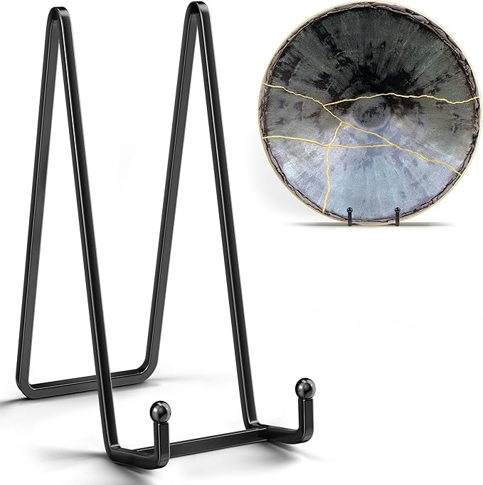 IPAME 14 Inch Heavy Duty Plate Stand – Metal Display Easel by IPAME