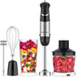 Immersion Blender Handheld for Kitchen, Emulsion Blender Handheld, 12 Speed by Blackcow