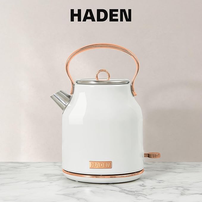 Haden Heritage 1.7 Liter Stainless Steel Electric Kettle, Hot Water Kettle - Image 7