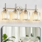 EJIAXIN Crystal Bathroom Vanity Lights, 4 Light Bath Mirror Light Brushed by WelcometoEJIAXIN
