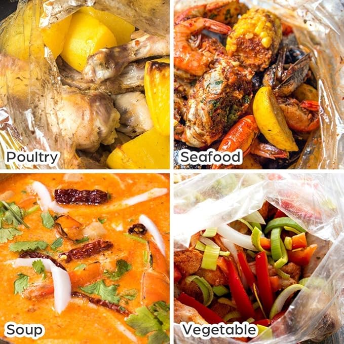ECOOPTS Slow Cooker Liners, Disposable Cooking Bags Suitable - Image 7