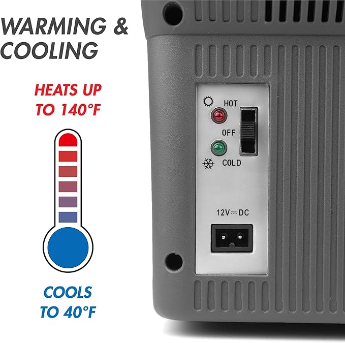 Wagan EL6214 Personal Thermoelectric Cooler/Warmer, 14 Liter Capacity, Portable - Image 3