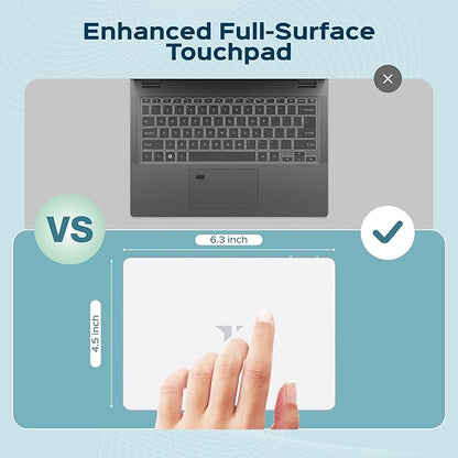 Turonic TP1 Wireless Touchpad, Type-C Rechargeable, 150×105mm Area, 4-Touch - Image 5