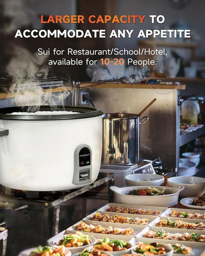 Commercial Rice Cooker, Large Capacity 20-Cup, 40-Cup - Image 6