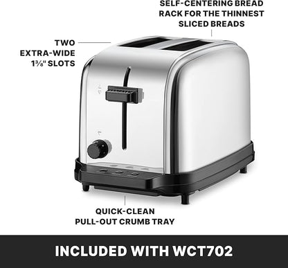 Waring Commercial WCT702 2-Slice Commercial Light Duty Pop-Up Toaster, 5-15 - Image 5