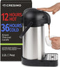 Coffee Carafe with Pump & Drip Tray - 74oz / 2.2L by Cresimo