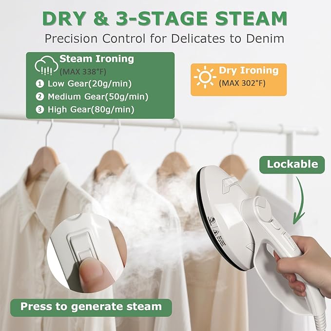Standing Garment Steamer 1500w Professional Steamer - Image 4