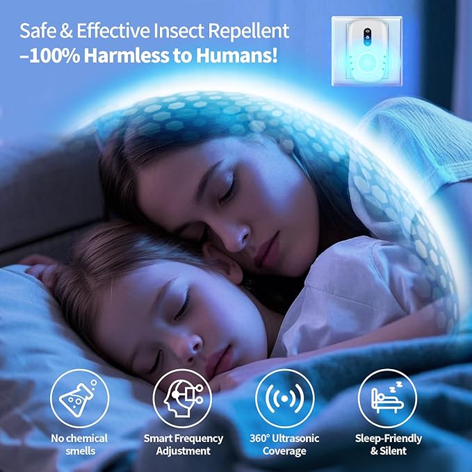 2026 Cvtayn Upgraded Ultrasonic Pest Repellent Indoor Insect Repeller, Pest - Image 5