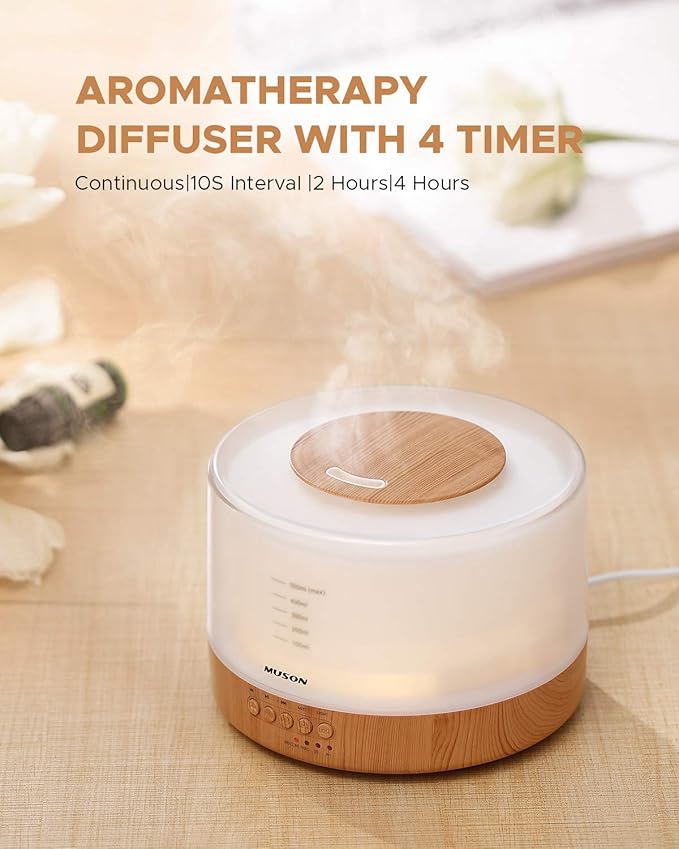 muson Essential Oil Diffuser Sound Machine Combo Diffuser - Image 3