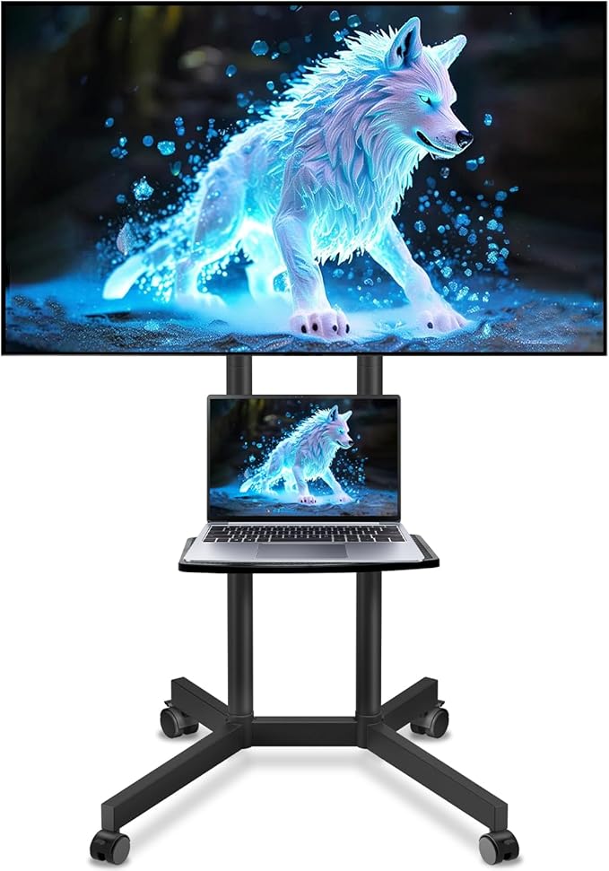 Solid Grace Rolling TV Stand by SolidGrace