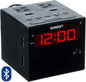 Sonnet Alarm Clock Charging Station, AM FM Radio, Dual USB Charging Ports by Ken-Tech
