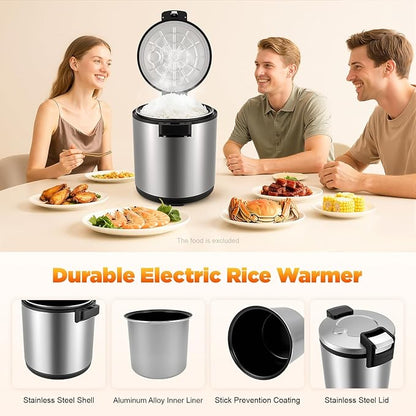 6.08 Gal Commercial Rice Warmer, Electric Non-Stick Pot Soup Warmers - Image 6