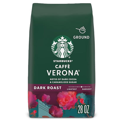 Starbucks Ground Coffee, Dark Roast Hot or Iced Coffee, Caffè Verona, 28 oz by StarbucksCoffee