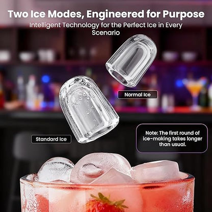 Countertop Ice Maker, 9 Ice Cubes in 10 Minutes, Self-Cleaning Portable Ice - Image 6