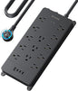 TROND 360° Rotating Flat Plug, Surge Protector Power Strip, 13AC Widely Spaced by TRONDOfficial