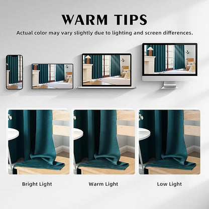 100% Blackout Curtains 72 Inch Length - Image 6
