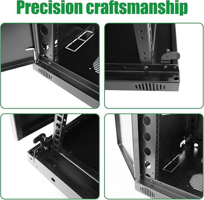 22U Server Cabinet Wall Mount Rack Enclosure - Image 5