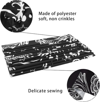 Sun and Moon Tapestry Black and White Tapestries Mystic Burning Sun with Star Wall Hanging Decor for Bedroom (40" W x 30" L)