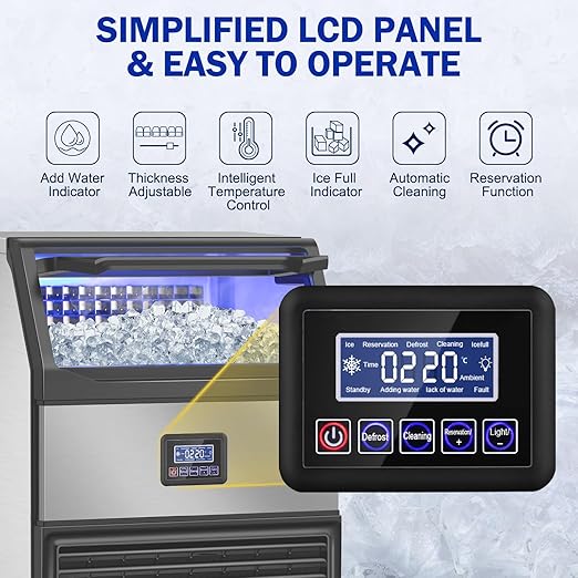 Commercial Ice Maker Machine, 350Lbs/24H - Image 4