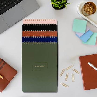 | Meeting Notebook for Work | 8.25" x 11.75" | Project Planner | Simple Design - Image 5