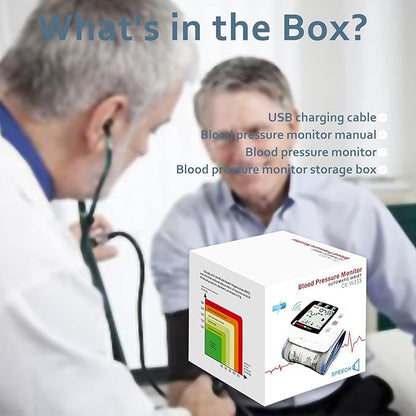 Blood Pressure Monitor, Irregular Heartbeat Detector, Automatic BP Monitor 90x2 - Image 7