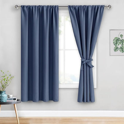 JIUZHEN Blackout Curtains for Bedroom– Thermal Insulated, Noise Reducing Room by JIUZHEN