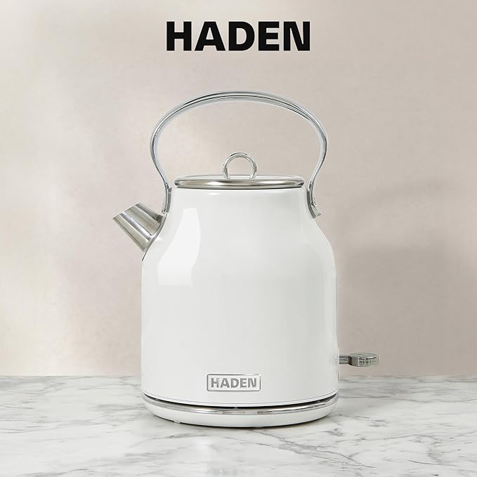 Haden Heritage 1.7 Liter Stainless Steel Electric Kettle, Hot Water Kettle - Image 7