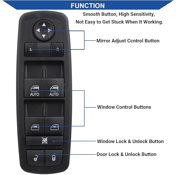 Obaee Driver Side Window Switch Power Control Button Compatible - Image 6
