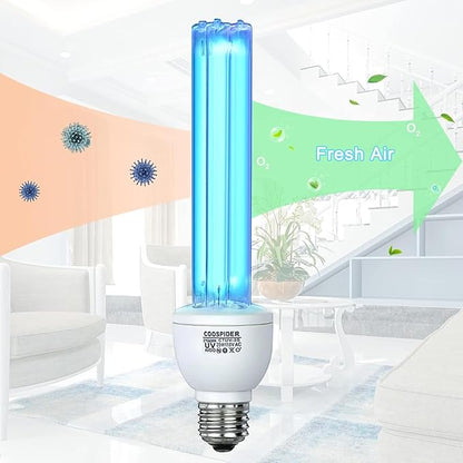 25 Watts UVC Light Bulb with Ozone, UV Light - Image 2