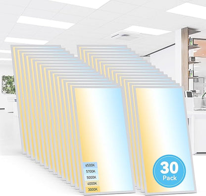 AIKVSXER 30 Pack 2x4 LED Flat Panel Light by AIKVSXER