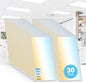 AIKVSXER 30 Pack 2x4 LED Flat Panel Light by AIKVSXER