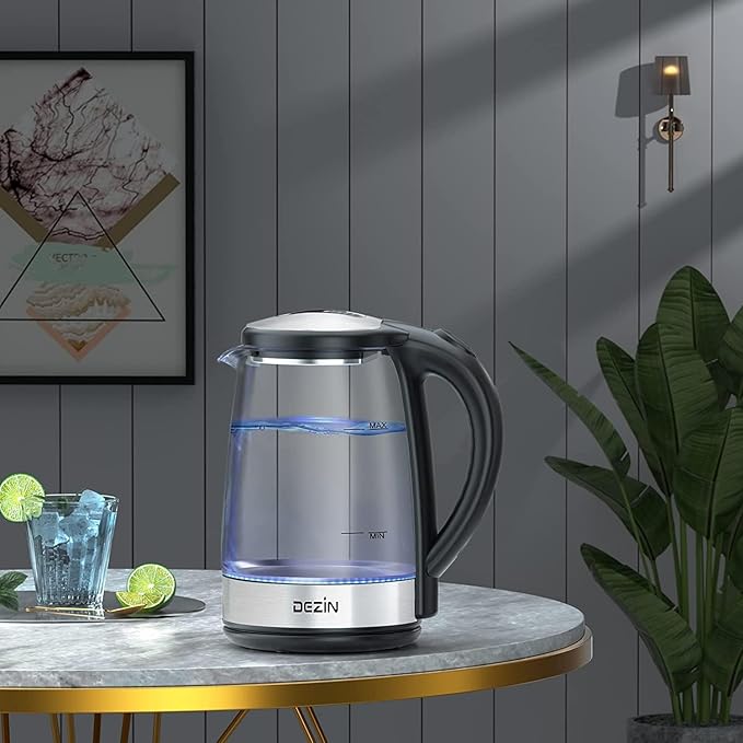 Dezin Electric Kettle, BPA-Free 2L Electric Water Heater, Glass Electric Tea - Image 6