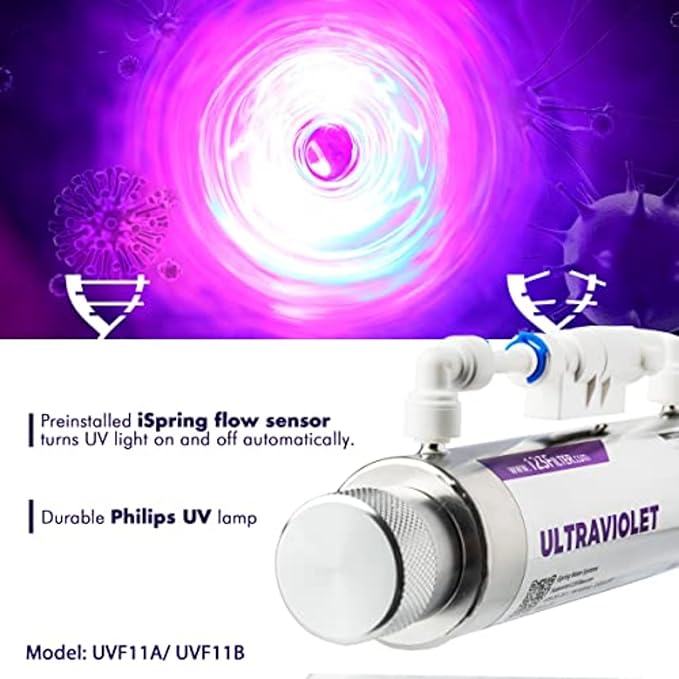 iSpring UVF11A UV Ultraviolet Light Water Filter - Image 4