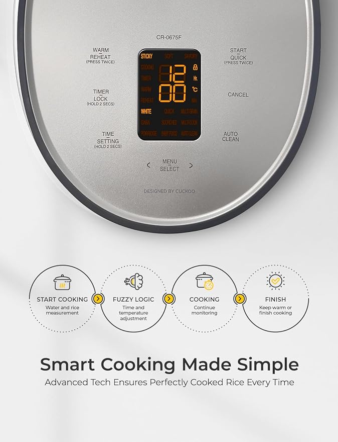 CUCKOO Micom Rice Cooker 6-Cup Uncooked / 12-Cup Cooked - Image 4