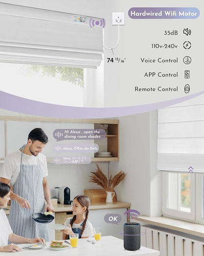 Graywind Smart Roman Shades Compatible - Image 3