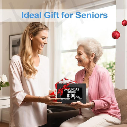 JALL 【2024 New】 Digital Calendar Dementia Day Clock, 7 Inch Large Screen Display - Image 6