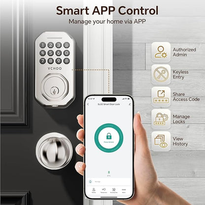VCHOO Keyless Entry Door Lock Set Smart Locks - Image 4