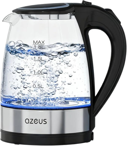 AZEUS Fast Boil Electric Water Kettle, 1.8L Large Capacity by AZEUS