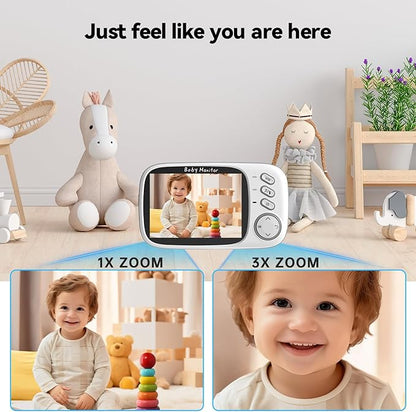 No WiFi Baby Monitor with Camera and Audio, Lag-Free Connection, Plug & Play - Image 5