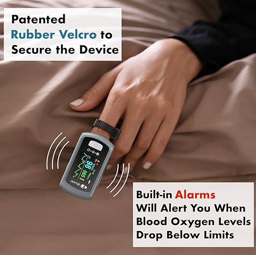 EMAY Sleep Oxygen Monitor with PC Software & App | Bluetooth Pulse Oximeter - Image 3
