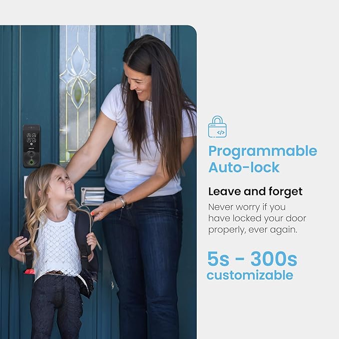 Lockly Visage Zeno Series Smart Lock, Facial Recognition & Fingerprint Keyless - Image 8
