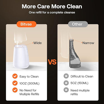 Bitvae Water Dental Flosser Teeth Pick, Cordless Flosser - Image 8