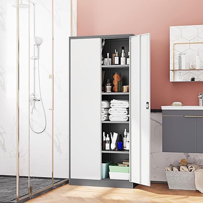 Metal Storage Cabinet-72” Tall Steel File Cabinets - Image 9