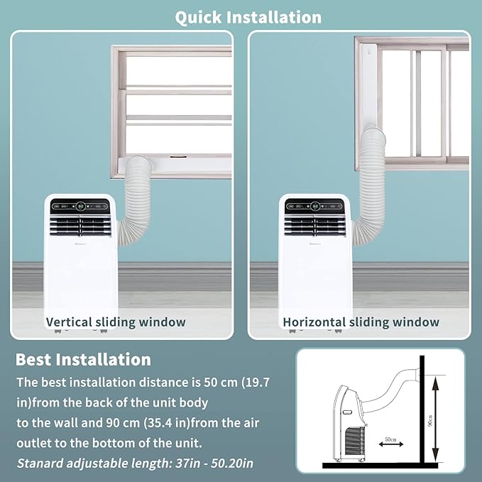 Shinco 8, 000 BTU Portable Air Conditioner, AC Unit - Image 4