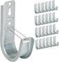 ICC 2-Inch Wall Mount J-Hook – 25-Pack, Cable Support Hooks by ICC