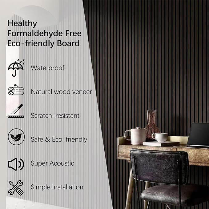ARMURO Wood Panels for Wall, Wood Slat Wall Panel - Image 5